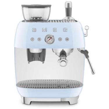 Imagem de Cafeteira Espresso Semiautomática Smeg Retro, EGF03PBUS, Azul Pastel