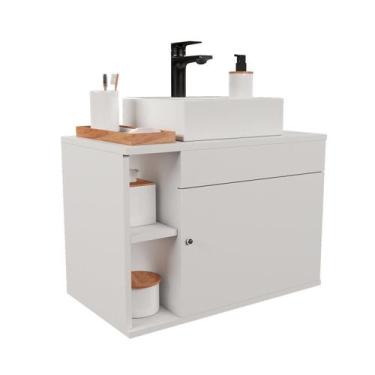 Imagem de Conjunto Gabinete para Banheiro Completo com Cuba Itália - Brovalia