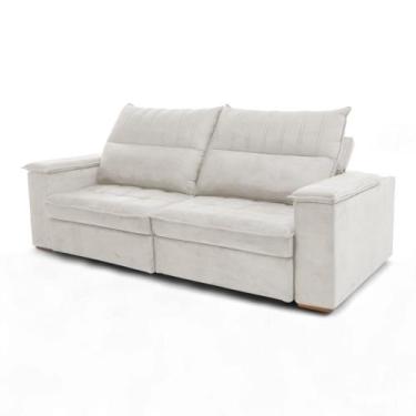 Imagem de Sofá Retrátil Reclinável Casal 2 Lugares 2,10m California Veludo - Loj