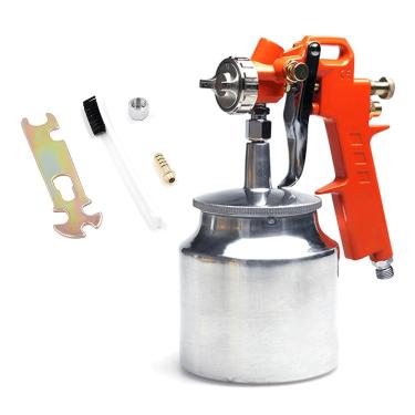 Imagem de FTVOGUE Pulverizador de Tinta Em Spray de 750 Ml de Xícara, Válvula Ajustável Multidirecional, Alumínio Durável, Bico de Cobre, Computador de Mão para Casa, Carro, Parede de Móveis,