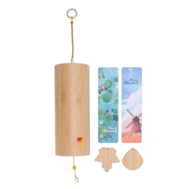 Imagem de Wind Chime Madeira Multifuncional Chime Relaxamento Decoração Requintado Artesanato Instrumento Grade Produção Som Calmante Qualidade para Jardim Varanda Home Decor Madeira Metal