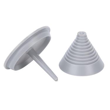 Imagem de Zerodis Acessório de Balanceador de Barragem de Cortador de Grama ABS Cinza 1.97x2.36in para Hobbyistas Courtyard Ao Ar Livre