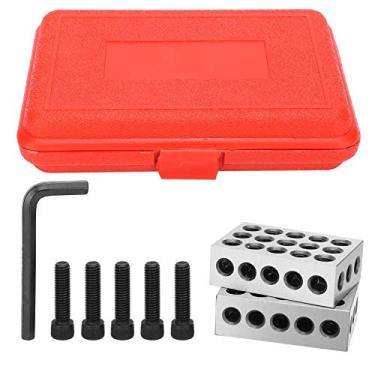 Imagem de Bloco Paralelo, 1 par Ultra Precuracy Compared Super Exactness 23 Orifícios Com Caixa de Chave de Parafuso, Rolamentos de Esferas de Ranhura Profunda