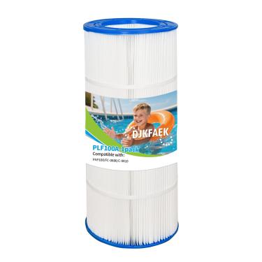 Imagem de DJKFAEK Substituição do filtro de piscina PLT100A para CC100, CCRP100, C-9410, PAP100-4/M4, FC-0686, R173215, C x OD: 69 cm x 26 cm, 100 pés quadrados, 1 pacote