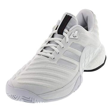 Imagem de T nis masculino Adidas Barricade 2018, White/Core Black/White, 12.5