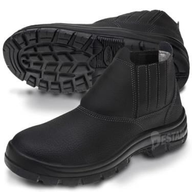 Imagem de Botina em Couro Biqueira em Plástico Safety Flex - 11SFB48-BP - Marluvas