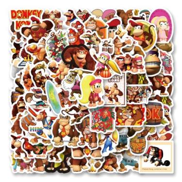Imagem de 70pcs Donkey Kong Graffiti Sticker Decals Aesthetic Waterproof Vinyl Pack Stickers for Water Bottle Laptop Cup Adults Phone Skateboard DIY Party
