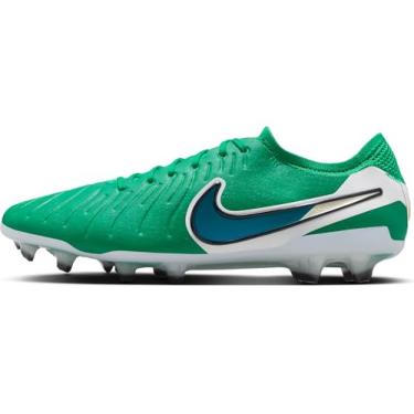 Imagem de Nike Chuteiras de futebol Tiempo Legend 10 Elite com cano baixo (verde estádio/obsidiana escura), Verde estádio/obsidiana escura, 41