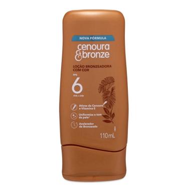 Imagem de Loção Bronzeadora com Cor Cenoura & Bronze FPS6 110ml
