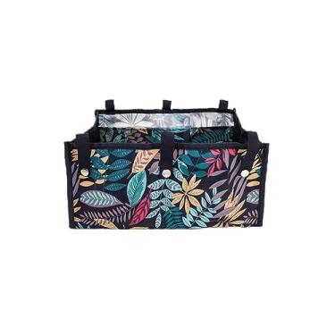 Imagem de XINFULLWOL Bolsa De Armazenamento Para Andador Rollator, Acessórios, Sob O Assento, Dobrável, Cestos Cadeira Rodas, Bolsas Idosos (Flor, Grande)