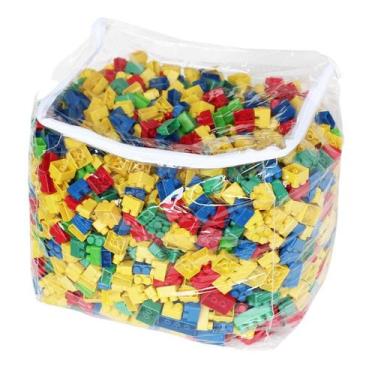 Imagem de Blocos De Montar Infantil Colorido 2.000 Peças Reichel