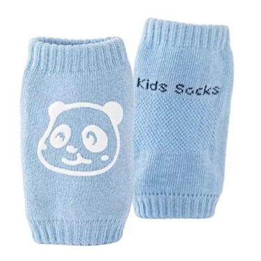 Imagem de Protetor de joelhos para bebê - Kadu modas , Azul urso