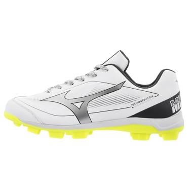 Imagem de Mizuno Chuteira masculina de beisebol Cushion revo Diamond TPU Spike, Amarelo (Safety Yellow, 37
