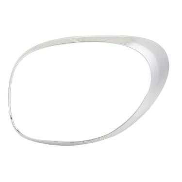 Imagem de GOTOTOP 682359995AA Lâmpada Traseira Anéis de Acabamento do Círculo de Moldura, Anel Traseiro de Plástico de Alta Resistência Cromado para 500L 2014-2018 68235996AA (Direita: 68235996aa)