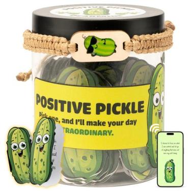 Imagem de Cartões de afirmação Jar Positive Pickle 60 para mulheres e adolescent