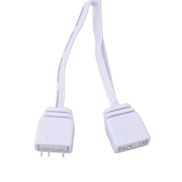 Imagem de Módulo de memória do radiador de RAM de argb Módulo de memória de calor PWM Controle de temperatura Dual Fan para DDR DDR2 DDR3 DDR4 DDR5 GAMING PC Construa metal abs 149x75x60mm (Branco)