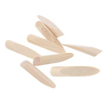 Imagem de Tampões de bolso AUTOTOOLHOME, madeira de pinho, pacote com 100 unidad