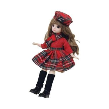 Imagem de Boneca Anime BJD De 30cm 1/6 Com Conjunto Completo De Roupas, 23 Junta