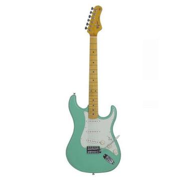 Imagem de Kit Guitarra Tagima TG530 Strato Surfgreen com Amplificador e Acessóri