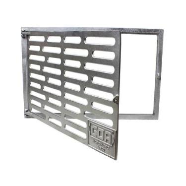 Imagem de Frente Protetora Hidrômetro Articulada Porta Cadeado 60x40cm - GDA Ind