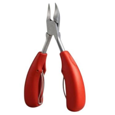 Imagem de Cortador De Unhas Dos Pés Para Unhas Grossas Ou Encravadas cabo vermel