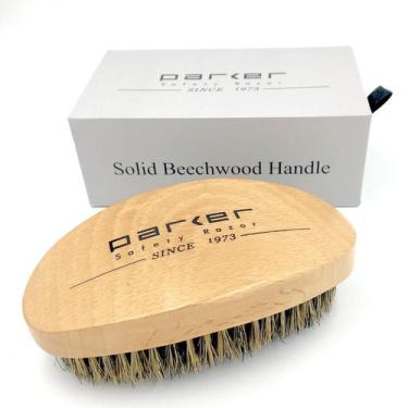 Imagem de Escova de cabelo e barba Parker Natural Boar Bristle - Parker Safety R