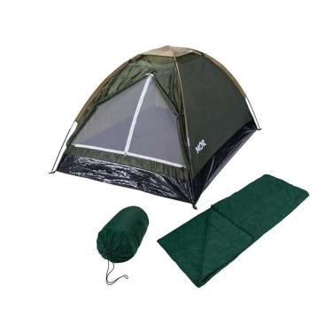 Imagem de Barraca 2 Pessoas Iglu + Saco De Dormir, Pescaria E Camping