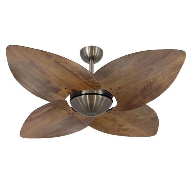 Imagem de Ventilador Teto Volare Bronze Dunamis Rádica Imbuia 220V