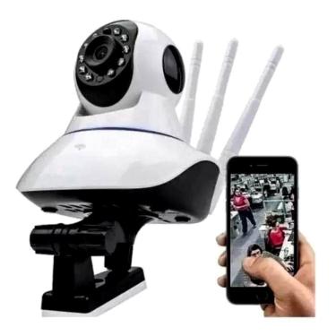 Imagem de Câmera De Segurança Wifi Ip Visão Noturna 3 Antenas App