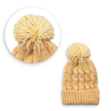 Imagem de Touca De Inverno Com Pompom - Conforto E Estilo No Frio