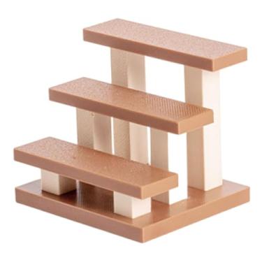 Imagem de MotiveTech Escada de escalada para hamsters, brinquedo versátil, fácil de instalar, acessório resistente para gaiola de porquinhos-da-índia, material PP, Size S