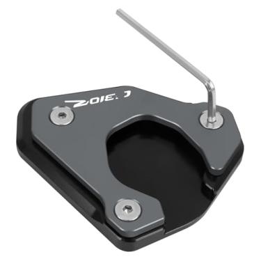 Imagem de Acessórios de motocicleta Placa de extensão de suporte CNC Suporte lateral para pé Almofada de ampliação compatível com G310GS G 310GS G 310 GS 2017-2023 (G310r Cinza 22-23)
