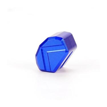 Imagem de Compatível com Z900 Z750 Z800 Z1000 Z650 Z400 NINJA 650 300 400 VE&RSYS 650 300 1000 Mototcycle Botão de seta tampa da chave (azul)