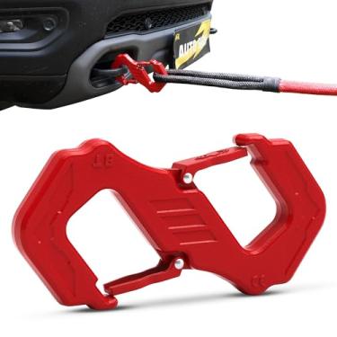 Imagem de AUTORICH Gancho de reboque S de 3/20.3 cm, manilha de guincho rápido de aço G80 15 kg, resistência à ruptura, gancho de conexão de recuperação off-road resistente para SUV, caminhão, reboque e