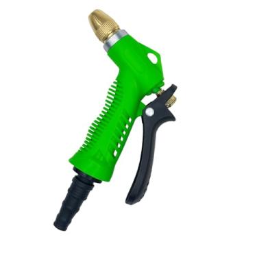 Imagem de Pistola Esguicho para Mangueira Alta Pressão Bico Metálico Regulável Gatilho Ergonômico Multi Jatos para Jardim Limpeza e Lavagem Automotiva