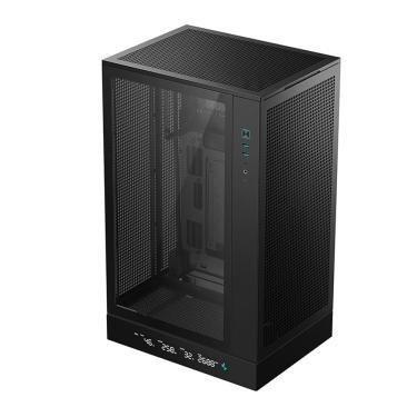 Imagem de Gabinete Gamer DeepCool CH270 Digital Mini Tower Vidro Frontal Preto