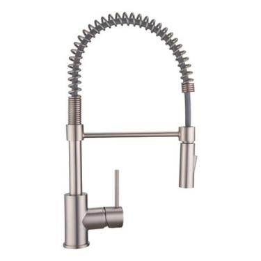 Imagem de Torneira Cozinha Monocomando Bica Alta Flex Inox Delinia