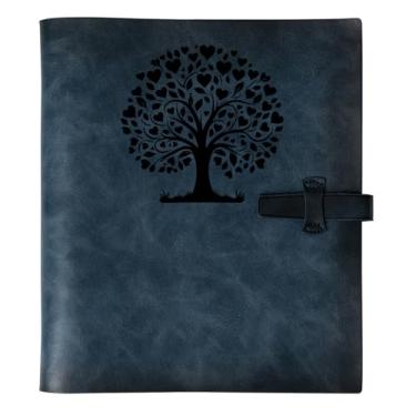 Imagem de Álbum de fotos 10 x 15 cm, 200 fotos, álbuns de fotos de couro genuíno com espaço para escrita com 30 papéis de escrita, viagem, família, casamento, crianças, formatura, ultrassom, bebê, álbum de