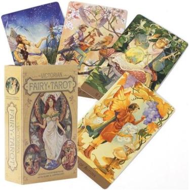 Imagem de The Victorian Fairy Tarot Deck Tarô Da Fada Vitoriana Baralho de Carta
