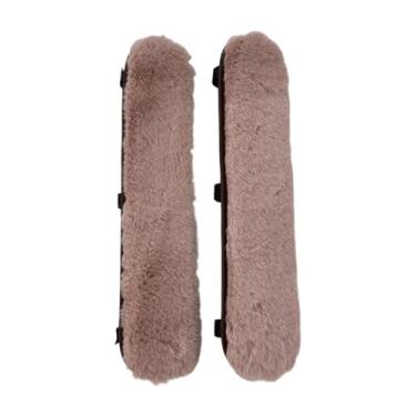 Imagem de KAIYUEMAOYI Almofada de Apoio de Braço para Cadeira de Escritório Confortável, Simples E Macia, Ideal para O Inverno, Ideal para Sala de Estudo Ou Dormitório, Rosa, Tamanho real