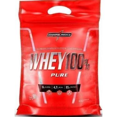 Imagem de WHEY 100% PURE 900G REFIL INTEGRALMÉDICA - Suplemento Proteico - Integ