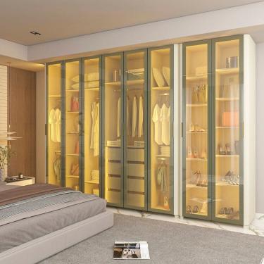 Imagem de Modulado com 8 Portas 340cm X 055cm 100% Mdf Innova Off White