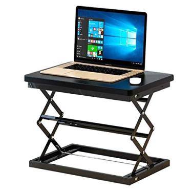 Imagem de Mesa de mesa de elevação de computador mesa de trabalho de escritório pequena mesa de computador portátil monitor rack (cor: uma cor) (D)