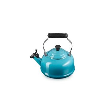 Imagem de Le Creuset Chaleira Tradicional 1,6 L Aço Carbono Esmaltado Azul Caribe