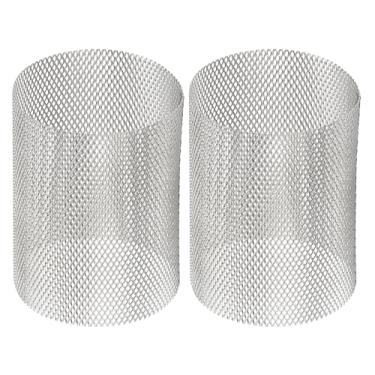 Imagem de PATIKIL 2 peças de malha de filtro OD de 50 mm, tela H de 65 mm em forma de Y, válvula de filtro de filtro de tela de malha de aço inoxidável 304 para bomba de detritos, separação de óleo e água