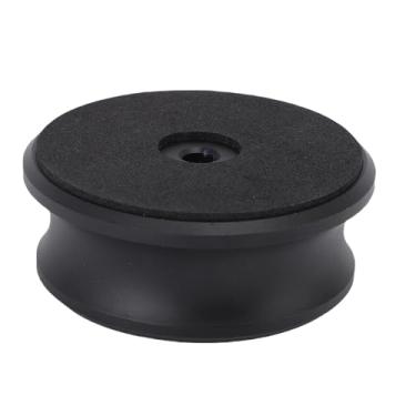 Imagem de Zopsc Estabilizador de Peso Recorde, Braçadeira Giratória de Liga de Alumínio para Tocadores de LP, Redução de Vibração, Compatibilidade Universal, para DJs Audiófilos (Preto)