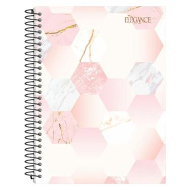 Imagem de Caderno De 15 Matérias Capa Dura Espiral 240 Folhas Elegance - PanAmer