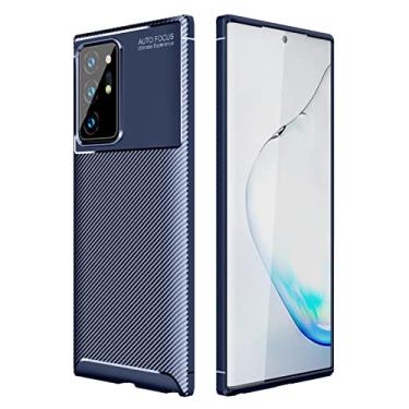 Imagem de Newmander Capa para Samsung Galaxy S23/S23plus/S23ultra, resistente a arranhões de fibra de carbono, capas protetoras de TPU macio, capa fina e antiderrapante à prova de choque