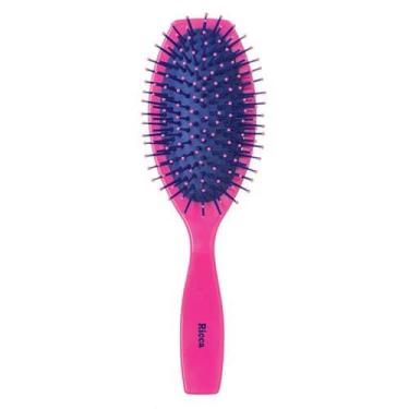 Imagem de Escova de Cabelo Ricca Pink Oval Almofadada