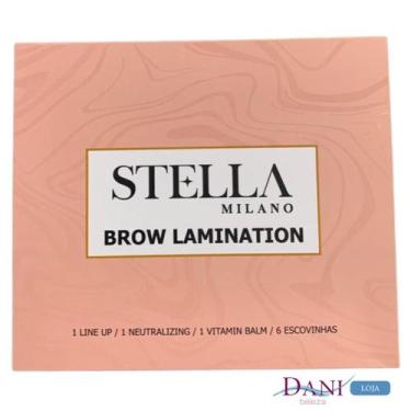 Imagem de Kit de Brow Lamination Stella Milano - Alinhamento e Volume para Sobra